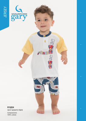 PIGIAMA NEONATO M/M R15034 Ingrosso Pigiami 0/16 Anni Tellini S.r.l.